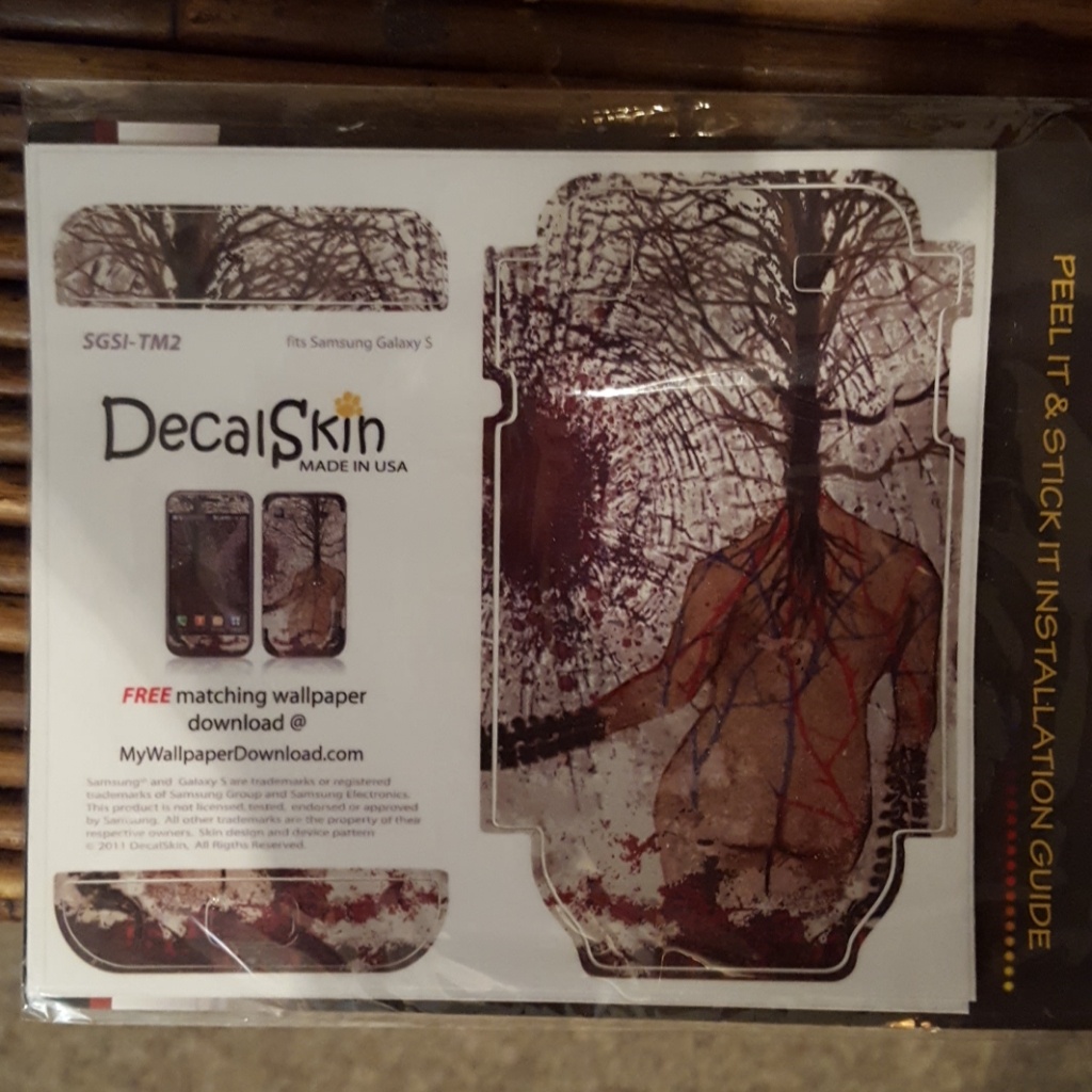 2 Vinyl Decal Skins For Samsung Galaxy S Phone 2 Vinyl Decal Skins For Samsung Galaxy S Phone